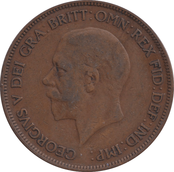 1930 PENNY GEORGE V ( VF ) - PENNY - Cambridgeshire Coins