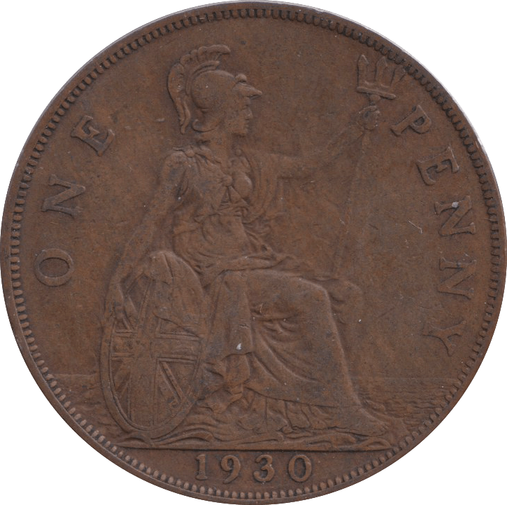 1930 PENNY GEORGE V ( VF ) - PENNY - Cambridgeshire Coins