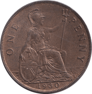 1930 PENNY ( GVF ) 2 - PENNY - Cambridgeshire Coins
