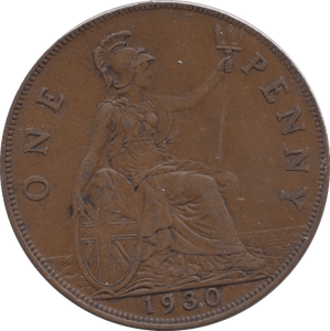 1930 PENNY ( GVF ) - Penny - Cambridgeshire Coins