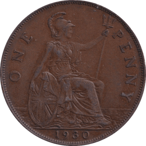 1930 PENNY ( GVF ) - PENNY - Cambridgeshire Coins