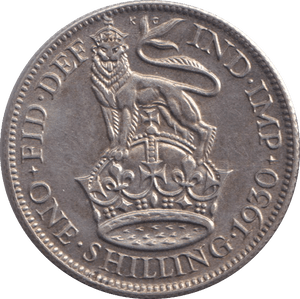 1930 SHILLING ( AUNC ) - SHILLING - Cambridgeshire Coins