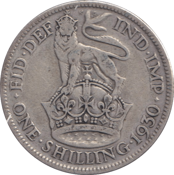 1930 SHILLING ( FINE ) - SHILLING - Cambridgeshire Coins