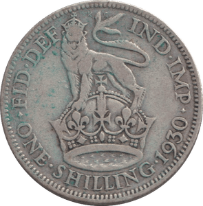 1930 SHILLING ( FINE ) - SHILLING - Cambridgeshire Coins