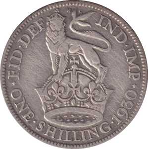 1930 SHILLING (FINE) - SHILLING - Cambridgeshire Coins
