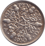1930 SIXPENCE ( BU ) - SIXPENCE - Cambridgeshire Coins