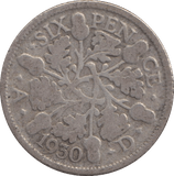 1930 SIXPENCE ( FINE ) - SIXPENCE - Cambridgeshire Coins