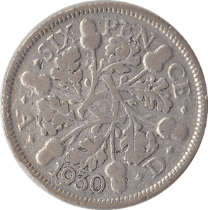 1930 SIXPENCE ( FINE ) - SIXPENCE - Cambridgeshire Coins