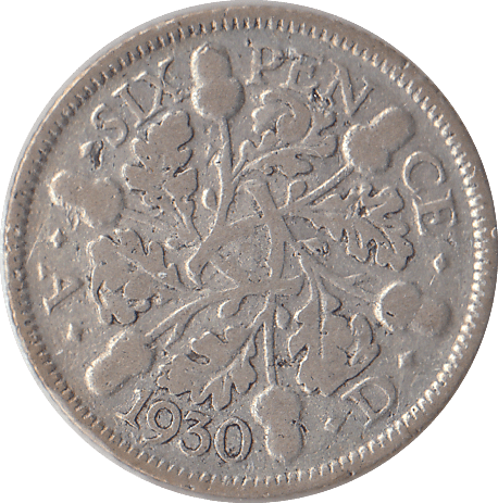 1930 SIXPENCE ( FINE ) - SIXPENCE - Cambridgeshire Coins