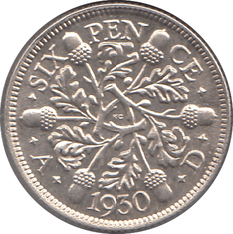 1930 SIXPENCE ( GVF ) - SIXPENCE - Cambridgeshire Coins