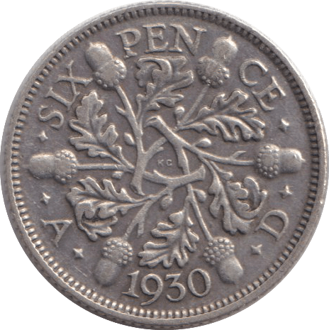 1930 SIXPENCE ( VF ) - SIXPENCE - Cambridgeshire Coins