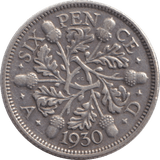 1930 SIXPENCE ( VF ) - SIXPENCE - Cambridgeshire Coins