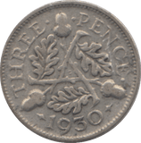 1930 THREEPENCE ( FINE ) - THREEPENCE - Cambridgeshire Coins