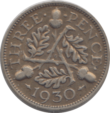 1930 THREEPENCE ( GF ) - THREEPENCE - Cambridgeshire Coins
