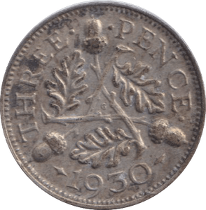 1930 THREEPENCE ( GVF ) - THREEPENCE - Cambridgeshire Coins