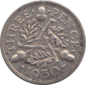 1930 THREEPENCE ( VF ) - THREEPENCE - Cambridgeshire Coins
