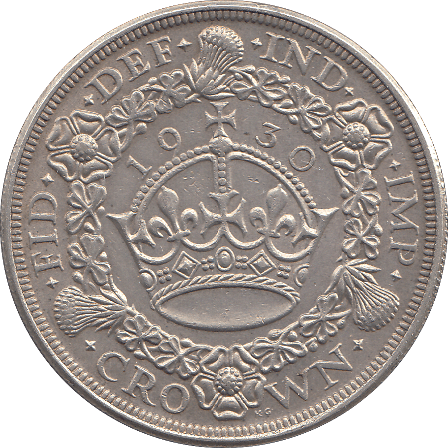 1930 WREATH CROWN ( AUNC ) - WORLD COINS - Cambridgeshire Coins