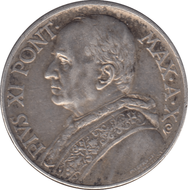 1931 10 LIRA VATICAN CITY - WORLD COINS - Cambridgeshire Coins