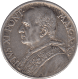 1931 10 LIRA VATICAN CITY - WORLD COINS - Cambridgeshire Coins