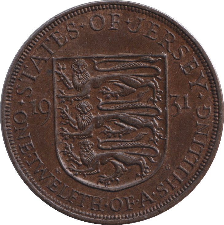 1931 1/12 SHILLING - PENNY - Cambridgeshire Coins