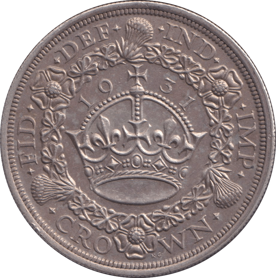 1931 CROWN ( AUNC ) - CROWN - Cambridgeshire Coins