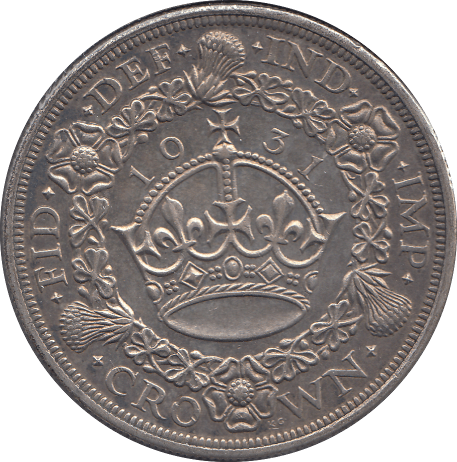 1931 CROWN ( EF ) WREATH - CROWN - Cambridgeshire Coins