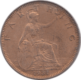 1931 FARTHING ( UNC ) - Farthing - Cambridgeshire Coins