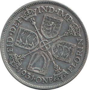 1931 FLORIN ( GF ) - FLORIN - Cambridgeshire Coins