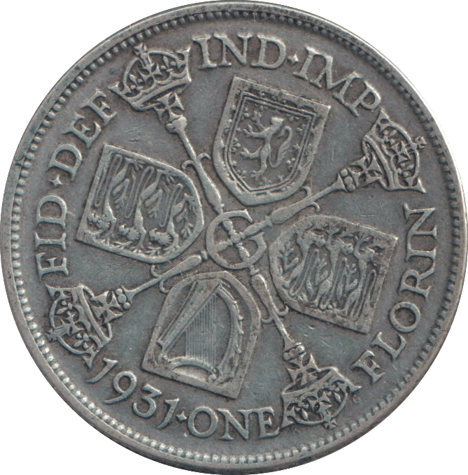 1931 FLORIN ( GF ) - FLORIN - Cambridgeshire Coins