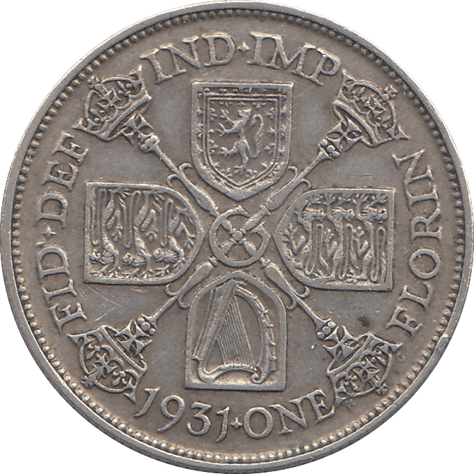 1931 FLORIN ( VF ) - FLORIN - Cambridgeshire Coins