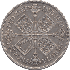 1931 FLORIN ( VF ) - FLORIN - Cambridgeshire Coins