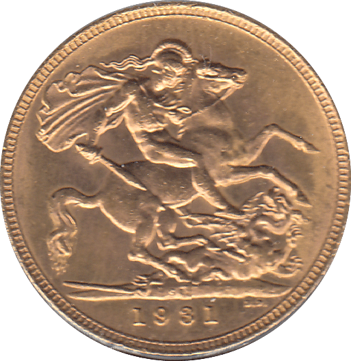 1931 GOLD SOVEREIGN ( AUNC ) PETORIA MINT 1 - Sovereign - Cambridgeshire Coins