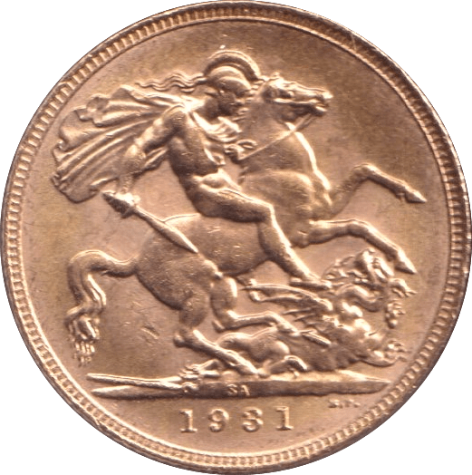 1931 GOLD SOVEREIGN ( EF ) PRETORIA MINT 1 - SOVEREIGN - Cambridgeshire Coins