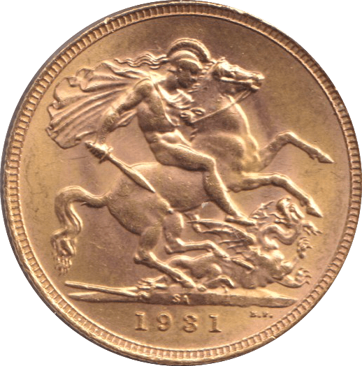 1931 GOLD SOVEREIGN ( UNC ) PRETORIA MINT - SOVEREIGN - Cambridgeshire Coins