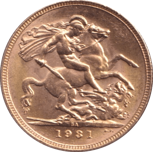 1931 GOLD SOVEREIGN ( UNC ) PRETORIA MINT - SOVEREIGN - Cambridgeshire Coins