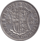1931 HALF CROWN ( GVF ) - HALF FARTHING - Cambridgeshire Coins