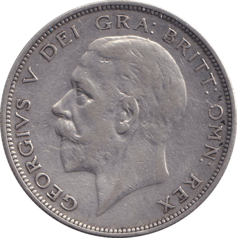 1931 HALF CROWN ( GVF ) - HALF FARTHING - Cambridgeshire Coins