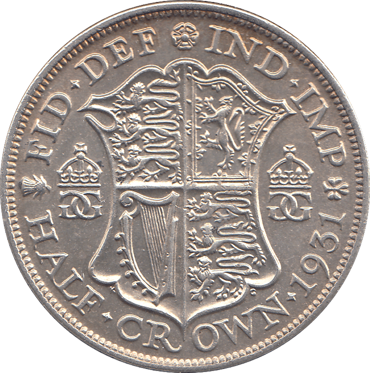 1931 HALFCROWN ( AUNC ) - HALFCROWN - Cambridgeshire Coins