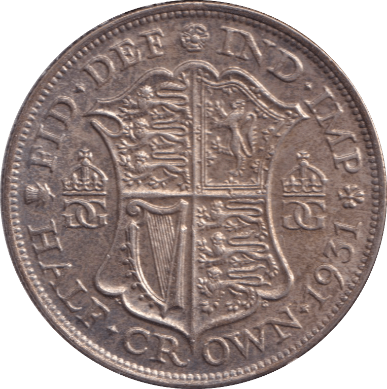 1931 HALFCROWN ( AUNC ) - HALFCROWN - Cambridgeshire Coins