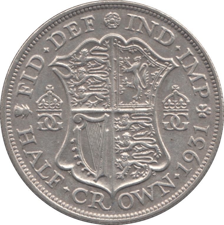 1931 HALFCROWN ( EF ) - Halfcrown - Cambridgeshire Coins