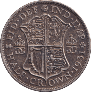 1931 HALFCROWN ( GVF ) - HALFCROWN - Cambridgeshire Coins