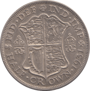 1931 HALFCROWN ( GVF ) - HALFCROWN - Cambridgeshire Coins