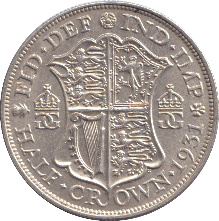 1931 HALFCROWN ( UNC ) - HALFCROWN - Cambridgeshire Coins