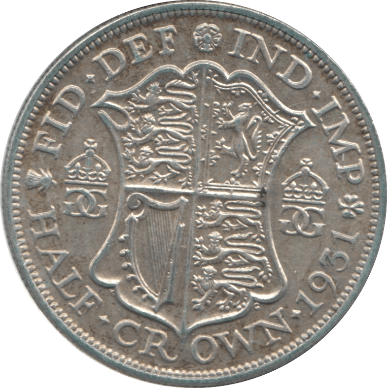 1931 HALFCROWN ( UNC ) - HALFCROWN - Cambridgeshire Coins