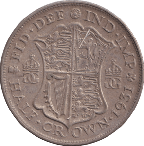 1931 HALFCROWN ( VF ) - HALFCROWN - Cambridgeshire Coins
