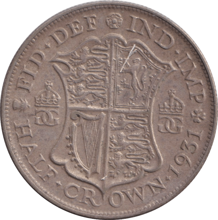 1931 HALFCROWN ( VF ) - HALFCROWN - Cambridgeshire Coins