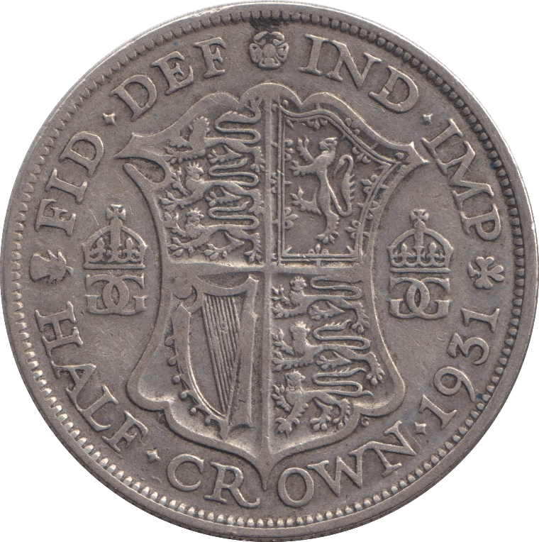 1931 HALFCROWN ( VF ) - HALFCROWN - Cambridgeshire Coins