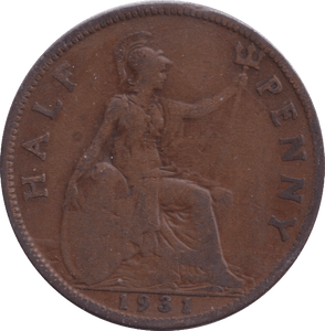 1931 HALFPENNY ( FINE ) - HALFPENNY - Cambridgeshire Coins