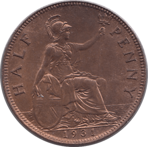 1931 HALFPENNY ( UNC ) - HALFPENNY - Cambridgeshire Coins