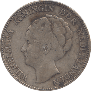 1931 NETHERLANDS 1 GULDEN - SILVER WORLD COINS - Cambridgeshire Coins
